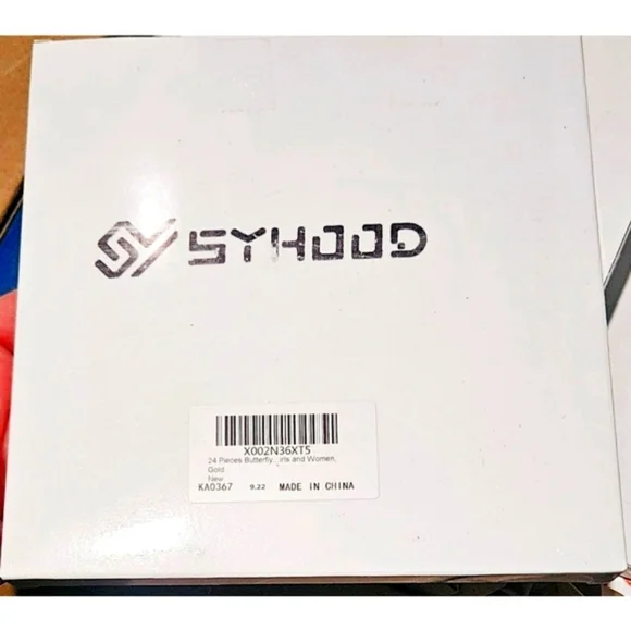 Set of 24 Pcs Gold Butterfly Hairpins - Picture 8 of 8